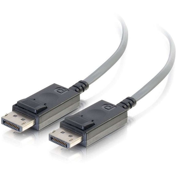 C2G 50ft 4K DisplayPort Cable - Active Optical Cable (AOC) - Plenum CMP-Rated - DisplayPort Active Optical Cable - M/F