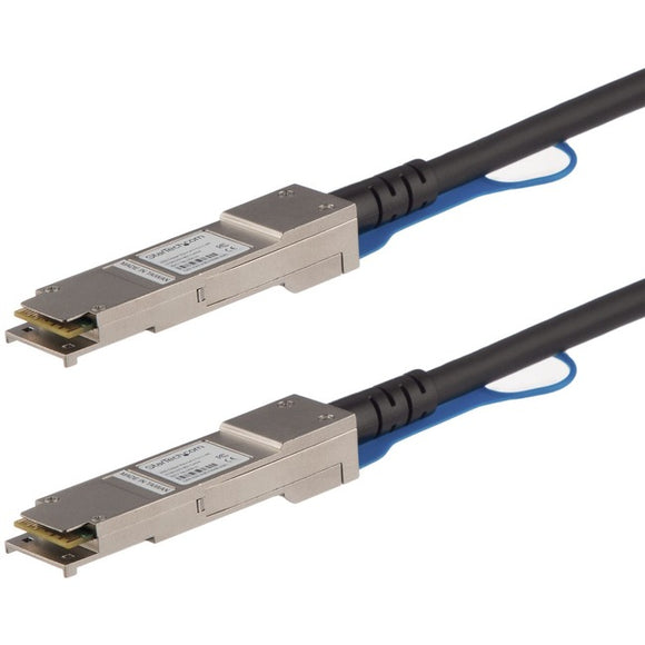 StarTech.com StarTech.com 1m 40G QSFP+ to QSFP+ Direct Attach Cable for HPE JG326A 40GbE QSFP+ Copper DAC 40 Gbps Low Power Active Twinax