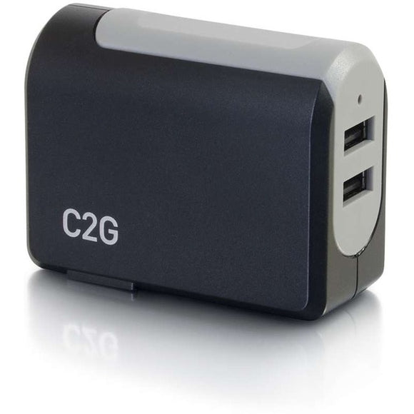 C2G 2-Port USB Wall Charger - AC Power Adapter
