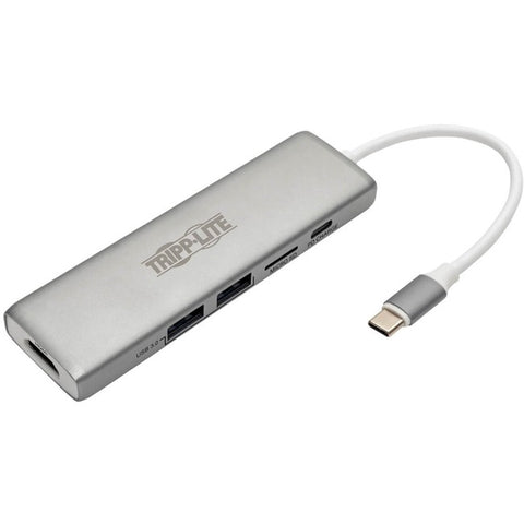 Tripp Lite USB C Docking Station 4k @ 30Hz w/USB Hub HDMI Micro SD Charging, USB Type C, USB-C, USB Type-C