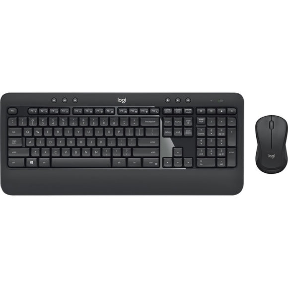 Logitech MK540 Advanced Wireless Keyboard and Mouse Combo for Windows, 2.4 GHz Unifying USB-Receiver, Multimedia Hotkeys, 3-Year Battery Life, for PC, Laptop