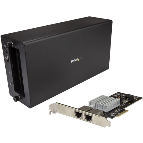StarTech.com Thunderbolt 3 to 2-port 10GbE NIC Chassis - External PCIe Enclosure plus Card
