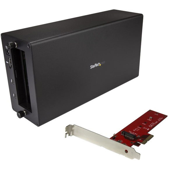 StarTech.com Thunderbolt 3 to M.2 adapter - External PCI Express Enclosure - Chassis plus card