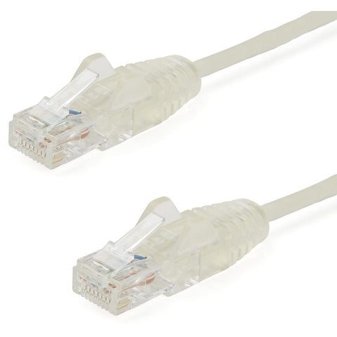 StarTech.com 6 ft CAT6 Cable - Slim CAT6 Patch Cord - Gray - Snagless RJ45 Connectors - Gigabit Ethernet Cable - 28 AWG - LSZH (N6PAT6GRS)