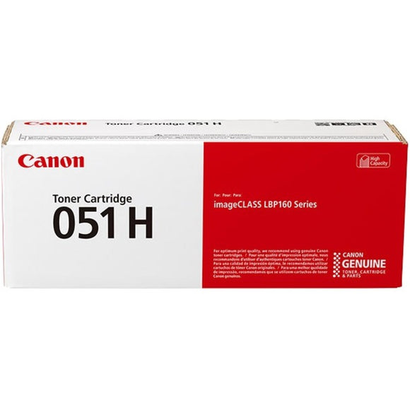 Canon 051 H Original High Yield Laser Toner Cartridge - Black Pack