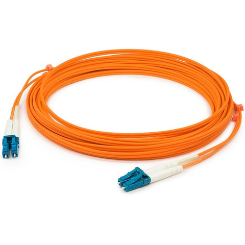 AddOn 6m LC (Male) to LC (Male) Orange OM2 Duplex Fiber OFNR (Riser-Rated) Patch Cable