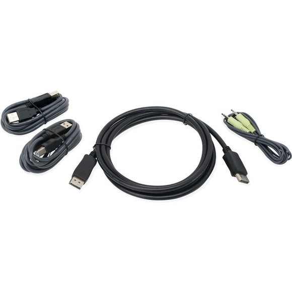 Iogear 6ft Displayport Usb Kvm Cable Kit