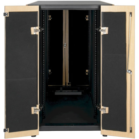 Tripp Lite 24U Soundproof Rack Enclosure Server Cabinet Quiet Acoustic