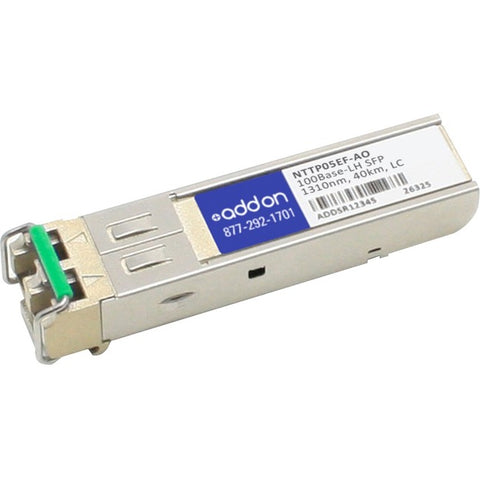 AddOn Ciena NTTP05EF Compatible TAA Compliant 100Base-LH SFP Transceiver (SMF, 1310nm, 40km, LC)