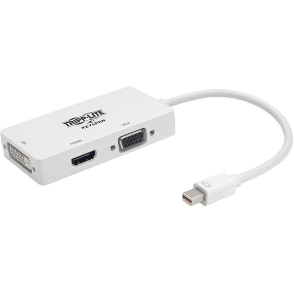 Tripp Lite Mini DisplayPort to VGA/DVI/HDMI Adapter Converter mDP 6in 6