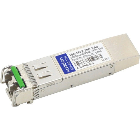 Brocade (Formerly) 10G-SFPP-ZRD-T Compatible TAA Compliant 10GBase-DWDM 50GHz SFP+ Transceiver (SMF, 1530nm to 1565nm, 80km, LC, DOM)