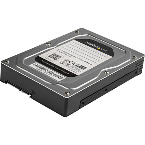 StarTech.com 2.5 to 3.5 Hard Drive Adapter - For SATA and SAS SSD / HDD - 2.5 to 3.5 Hard Drive Enclosure - 2.5 to 3.5 SSD Adapter - 2.5 to 3.5 HDD Adapter