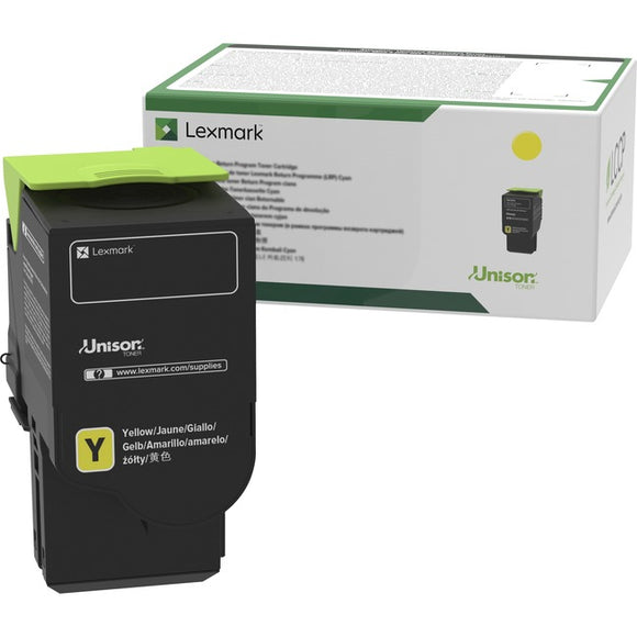 Lexmark Unison Original Standard Yield Laser Toner Cartridge - Yellow - 1 Each