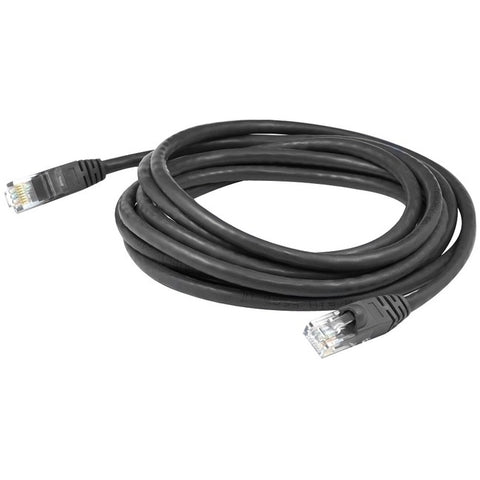 AddOn 12ft RJ-45 (Male) to RJ-45 (Male) Black Cat6 Straight UTP PVC Copper Patch Cable