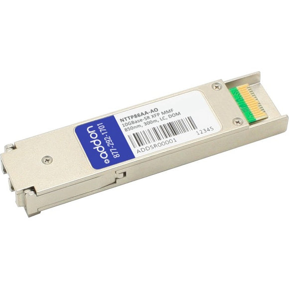 AddOn Ciena NTTP86AA Compatible TAA Compliant 10GBase-SR XFP Transceiver (MMF, 850nm, 300m, LC, DOM)
