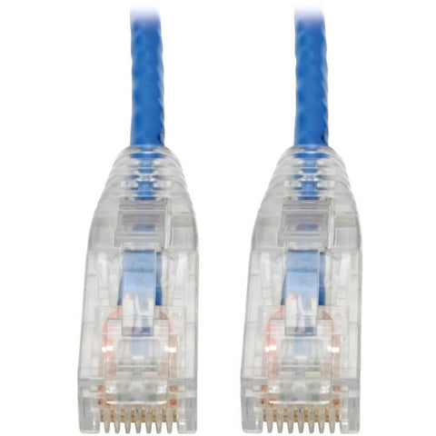 Tripp Lite Cat6 UTP Patch Cable (RJ45) - M/M, Gigabit, Snagless, Molded, Slim, Blue, 7 ft.