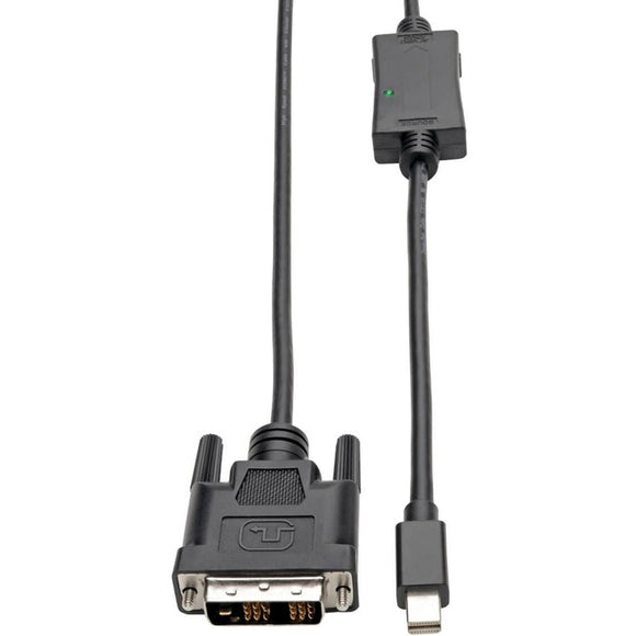 Tripp Lite Mini DisplayPort to DVI Adapter Cable M/M 1080p mDP to DVI 3ft