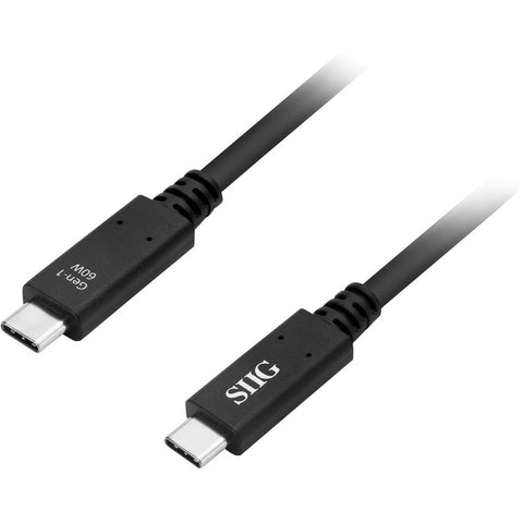 SIIG USB 3.1 Type-C Gen 1 Cable 60W - 1M