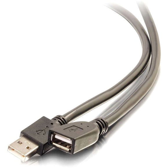C2G 50ft USB Extension Cable - Active - Plenum Rated - M/F
