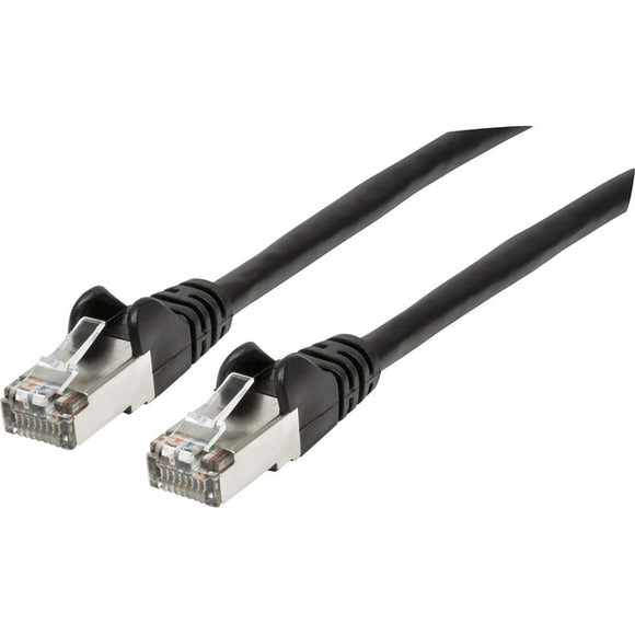 Intellinet Network Solutions Cat6a S/FTP Network Patch Cable, 3 ft (1.0 m), Black