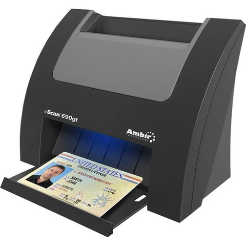 Ambir nScan 690gt Duplex ID Card Scanner w/AmbirScan for athenahealth