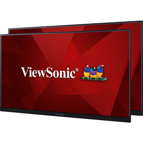 ViewSonic VA2456-mhd_H2 24" 1080p IPS Dual Pack Head-Only Monitors with Adaptive Sync, HDMI, DP, and VGA