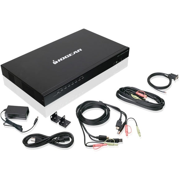 IOGEAR 8-Port USB HDMI KVM Switch with Audio (TAA Compliant)