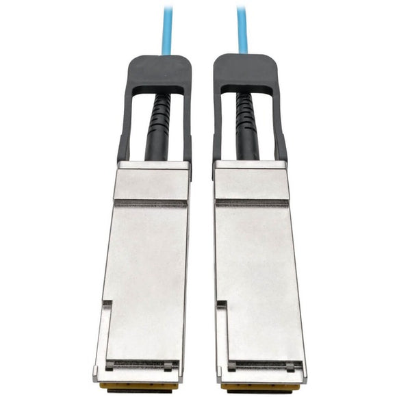 Tripp Lite QSFP+ to QSFP+ Active Optical Cable - 40Gb, AOC, M/M, Aqua, 1 m (3 ft.)