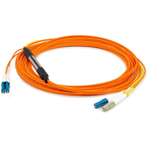AddOn 5m LC (Male) to LC (Male) Orange OM1 & OS1 Duplex Fiber Mode Conditioning Cable