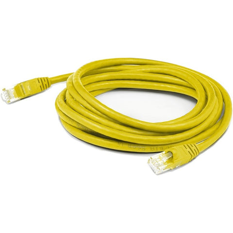 AddOn 25ft RJ-45 (Male) to RJ-45 (Male) Straight Yellow Cat6 UTP PVC Copper Patch Cable