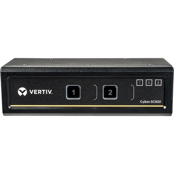 Vertiv Cybex SC900 Secure Desktop KVM Switch |2 Port Dual-Head | DVI-I |TAA