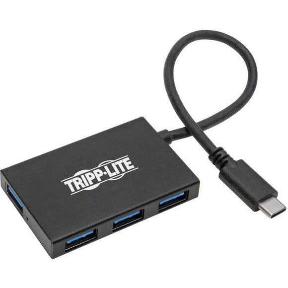 Tripp Lite USB C Hub 4-Port USB-A Compact USB 3.1 Gen 1 Portable Aluminum