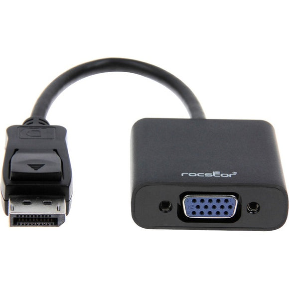 Rocstor DisplayPort to VGA Video Adapter Converter - Cable Length: 5.9