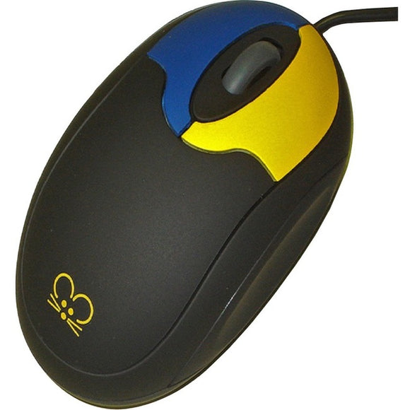 Ablenet Tiny Mouse with 2 Buttons and Scroll Wheel, Wired. Half the size of a standard mouse
