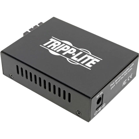 Tripp Lite Gigabit Singlemode Fiber to Ethernet Media Converter, SC, 1310 nm, 20 km (12.4 mi.)