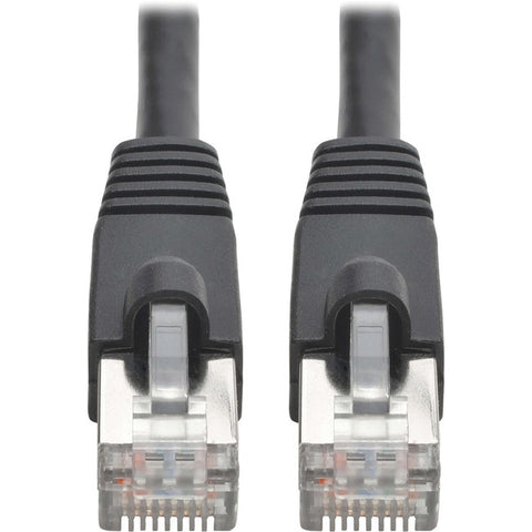Tripp Lite Cat6a 10G Snagless Shielded STP Ethernet Cable (RJ45 M/M), PoE, Black, 35 ft. (10.67 m)