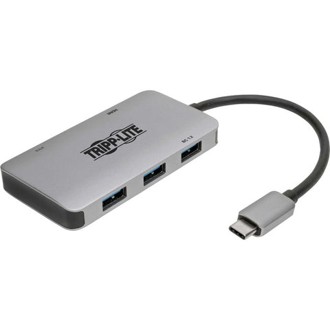 Tripp Lite USB C Multiport Adapter Converter w/ 3 USB-A Ports, 4K HDMI, PD Charging, Thunderbolt 3 Compatible USB Type C, USB-C