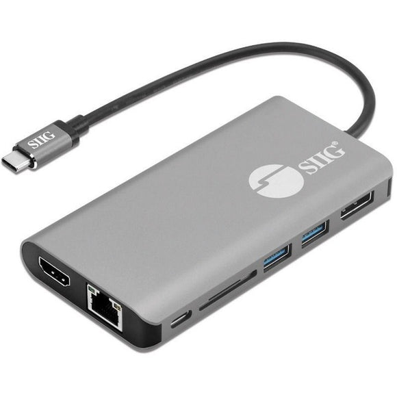 SIIG USB-C MST Video with Hub, LAN and PD 3.0 Docking