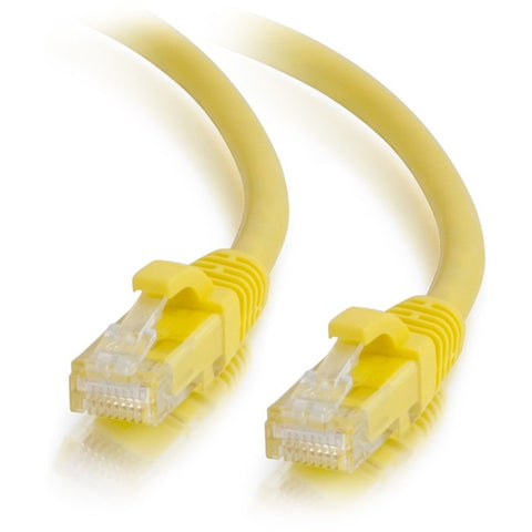 C2G 0.5ft / 6in Cat6a Snagless Unshielded (UTP) Ethernet Cable - Yellow