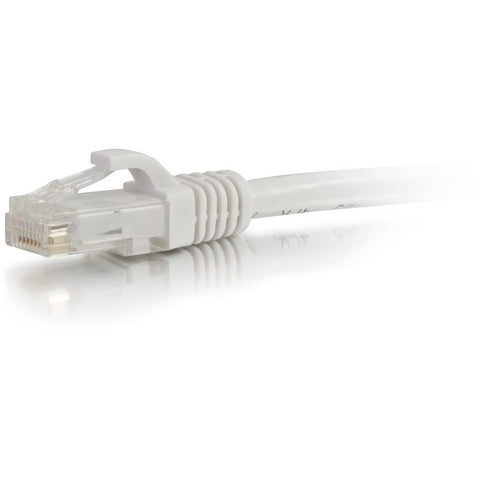 C2G 1ft Cat6a Unshielded Ethernet Cable Cat 6a Network Patch Cable - White