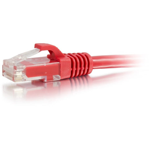 C2G 12ft Cat6a Snagless Unshielded (UTP) Network Patch Ethernet Cable-Red