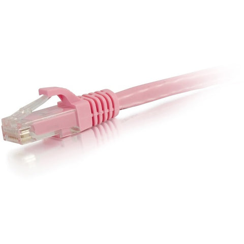 C2G 7ft Cat6a Snagless Unshielded (UTP) Network Patch Ethernet Cable-Pink