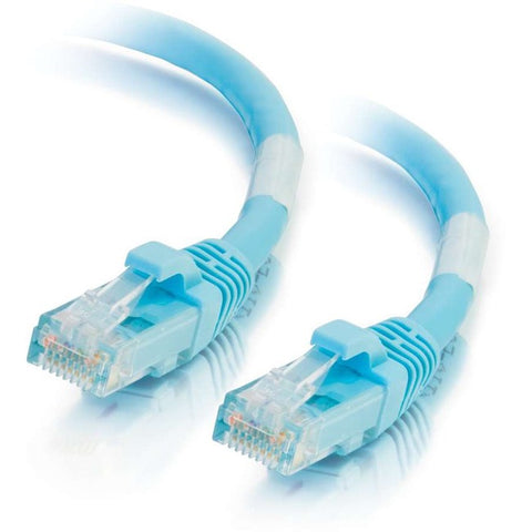 C2G 100ft Cat6a Snagless Unshielded (UTP) Network Patch Ethernet Cable-Aqua