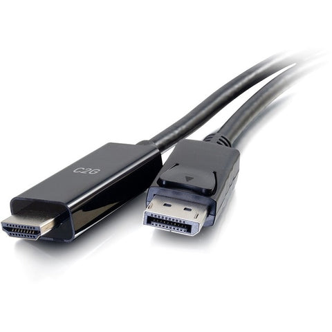 C2G 6ft 4K DisplayPort to HDMI Adapter Cable - M/M