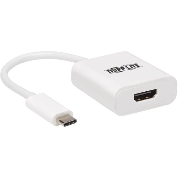 Tripp Lite USB C to HDMI Adapter Converter 4K @ 60Hz HDR M/F USB 3.1 White