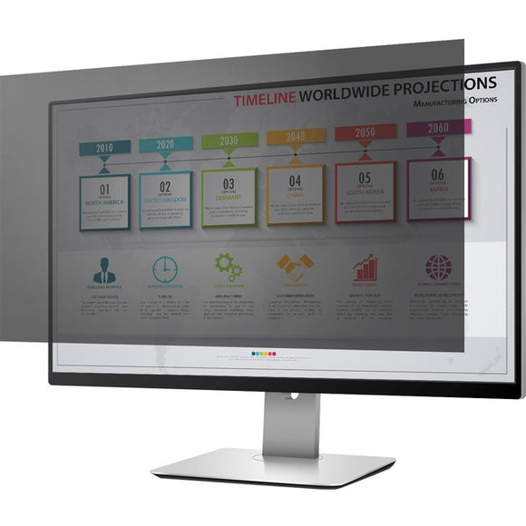 Rocstor PrivacyView™ Premium Privacy Filter for 19 Widescreen Monitor - For 19
