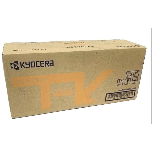 Kyocera TK-5292Y Original Laser Toner Cartridge - Yellow - 1 Each