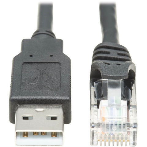 Tripp Lite USB-A to RJ45 Rollover Console Cable Cisco Compatible M/M 6ft