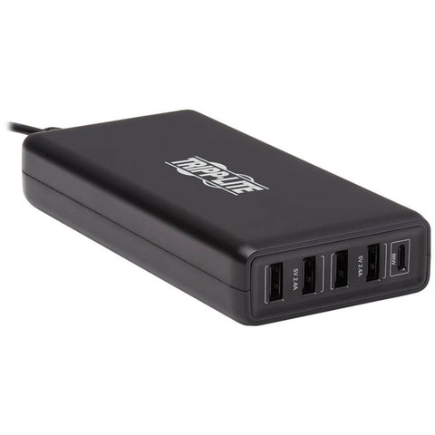 Tripp Lite USB Charging Station 5-Port 4 USB-A Auto Sensing 1 USB C 110W