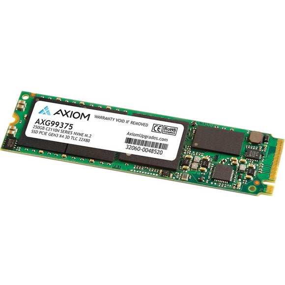 Axiom 250GB C2110n Series PCIe Gen3x4 NVMe M.2 TLC SSD - TAA Compliant